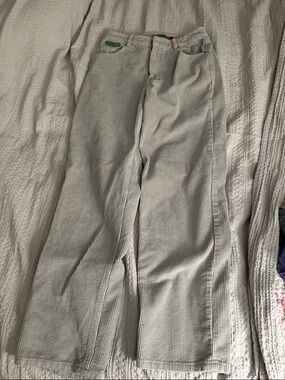 Empyre Light Gray Corduroy Pants - Straight Leg